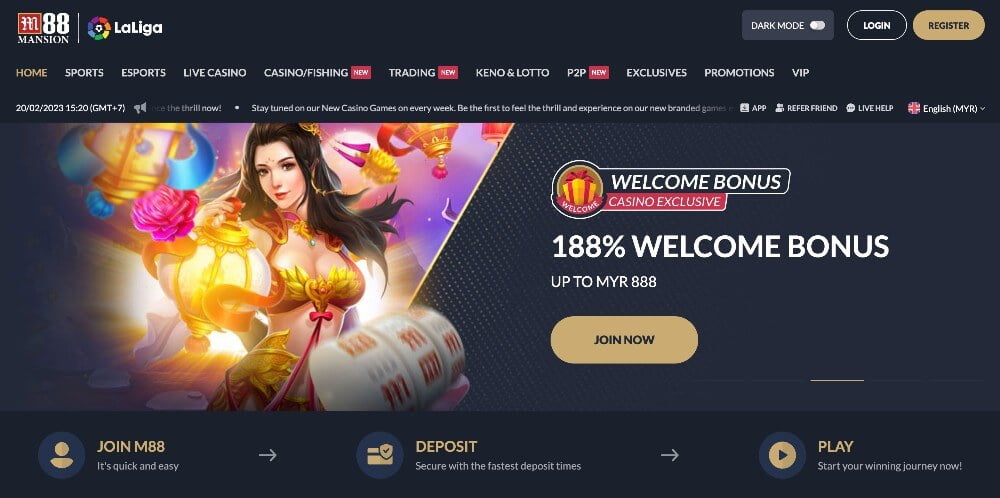 M88 - Casino Online Terbaik Asia